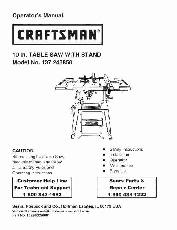 Craftsman Saw 137 24885-page_pdf